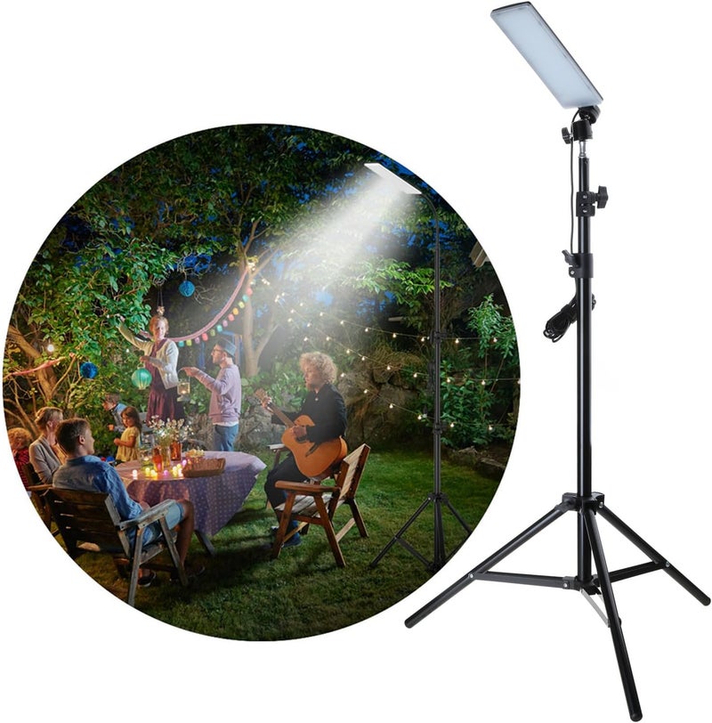 Video Light for Streaming – USB LED Light – Adjustable Tripod Stand, Dimmable Brightness, Improves Lighting for Video Calls & Gaming, Perfect for Remote Work or Vlogging  - Image 5