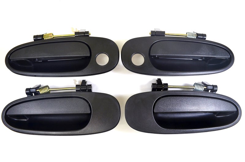 PT Auto Warehouse TO3149AQP  Outside Exterior Outer Door Handle Textured Black  Front LeftRight Rear LeftRight Replaces 6922012160 6922012160 6921012160 6924012140 6923012140