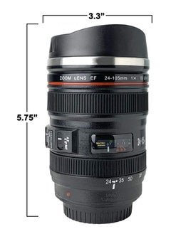 Coffee Tea Travel Mug Stainless Steel Thermos Lens 400ML Camera Lens Cup 24-105mm