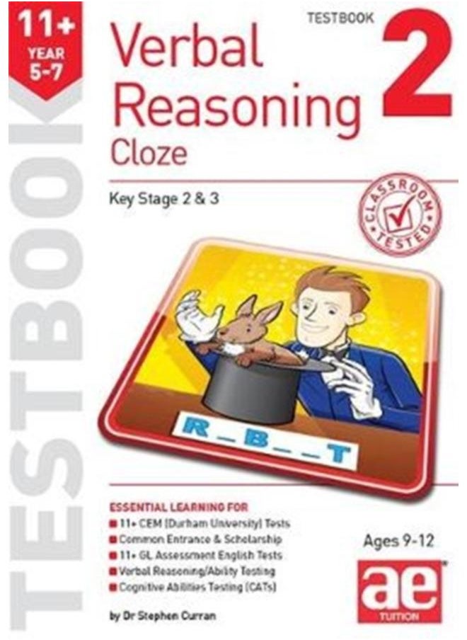 11+ Verbal Reasoning Year 5-7 Cloze Testbook 2 