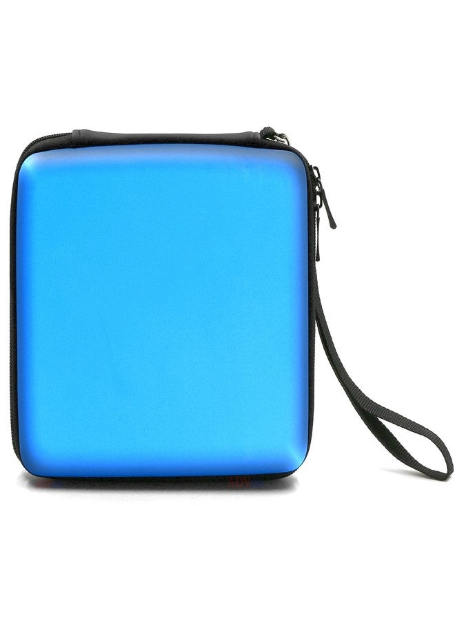 ADVcer 2DS Case, EVA Waterproof Hard Shield Protective Carrying Case with Hand Wrist Strap and Double Zipper for Nintendo 2DS (Blue) - Image 5