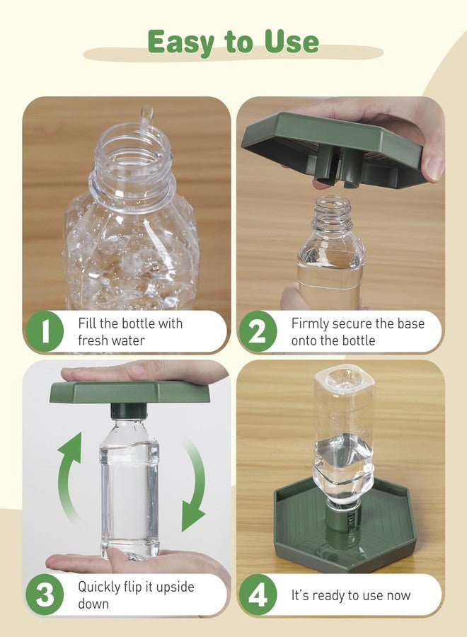 باوفلي وعاء ماء للزواحف من باوفلاي، وعاء ماء للسلاحف، وعاء ماء للثعابين والتنين الملتحي، موزع ماء أوتوماتيكي كبير الحجم لأحواض الزواحف والسلاحف والسحالي والحرباء. - Image 3