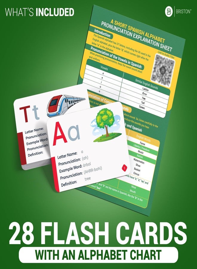 بريستون بطاقات تعليمية لأبجدية اللغة الإسبانية من بريستون - 27 موردًا تعليميًا لتعلم اللغة مع صور للذاكرة - لعبة ممتعة - للأطفال، المدارس الابتدائية، الفصول الدراسية، لوازم المعلمين في المنزل - Image 4