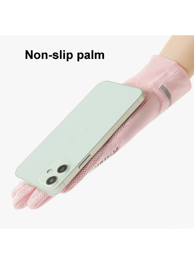 Women Summer Gloves,Ice Silk UV Protection Women's Driving Gloves - Image 3