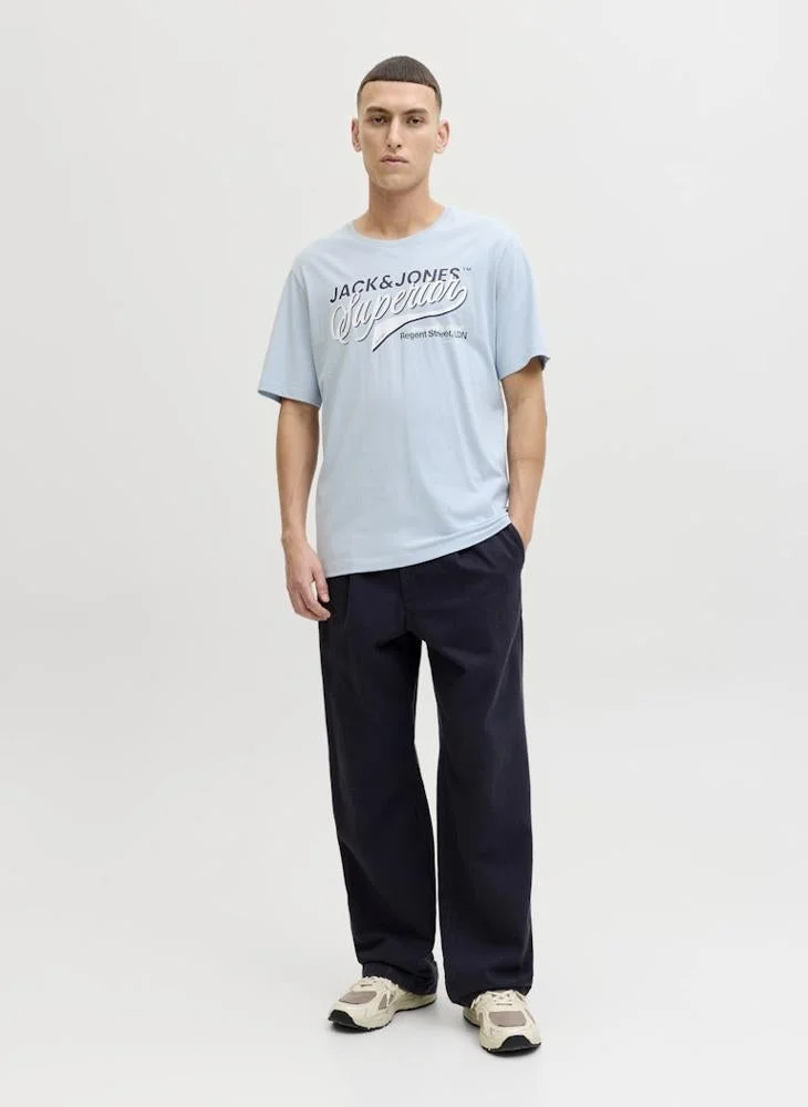 JACK & JONES  Graphic Crew Neck T-Shirt for Men | Best Price UAE
