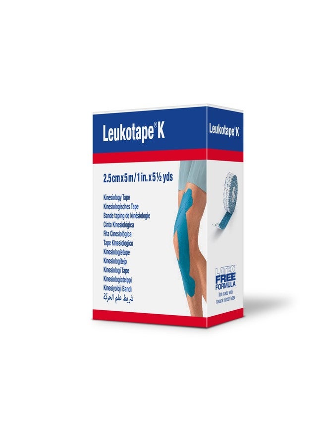 Leukotape K Kinesiology Tape (Blue, 2.5cm x 4.5m) - Image 3