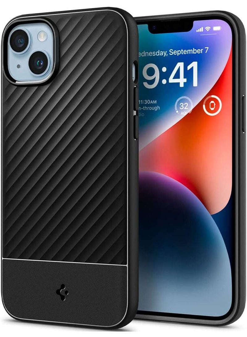 Spigen Core Armor for iPhone 14 Case Cover - Matte Black - Image 1