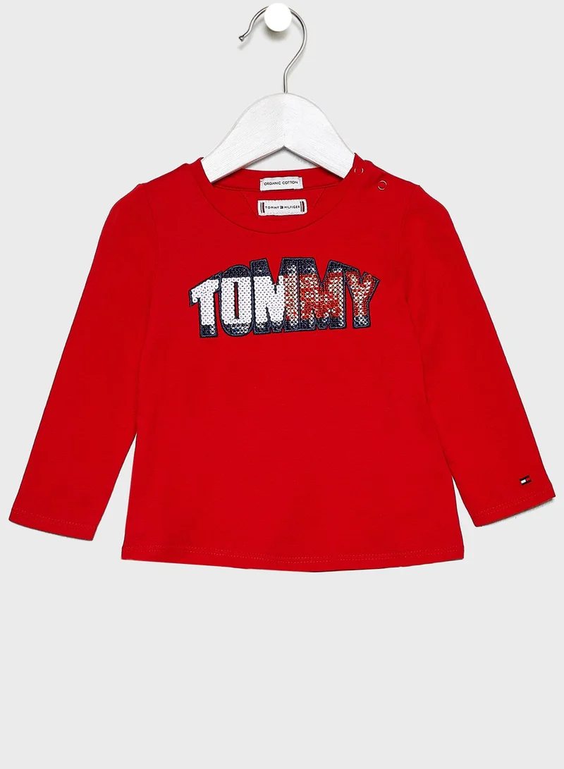 TOMMY HILFIGER Kids Flip Sequins T-Shirt