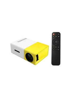 docooler YG300 Portable QVGA LED 400 Lumens Projector With Remote Control YG300 White/Yellow  - Image 1