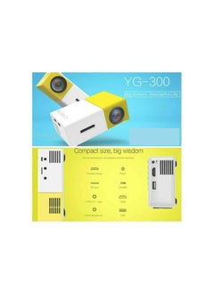 YG300 Portable QVGA LED 400 Lumens Projector With Remote Control YG300 White/Yellow - pzsku/ZE77C957F6640A89507DEZ/45/_/1706730238/e96ca971-85d3-46b5-857f-b0215f7efebf