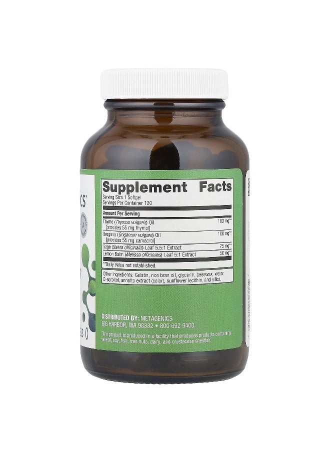Metagenics Metagenics, CandiBactin-AR®, 120 Softgels  - Image 2