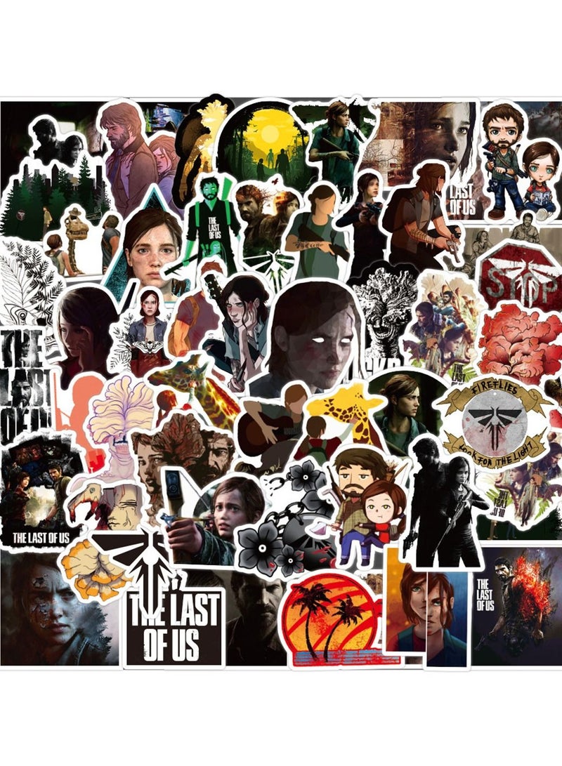 general 50-Piece the last of us Vinyl Waterproof Sticker