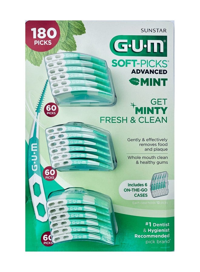 Gum Soft Picks Mint 180 Picks - Image 3