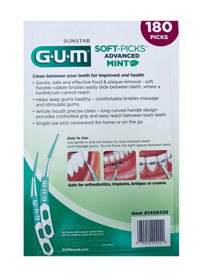 Gum Soft Picks Mint 180 Picks - Image 2