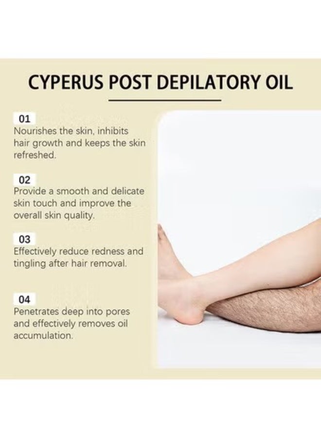  اوساورا Cyperus بعد زيت إزالة الشعر 60 مل, زيت روتوندوس قبرص, تقليل نمو شعر الجسم, مناسبة لجميع أنواع الجلد, حل إزالة الشعر الطبيعي - Image 5
