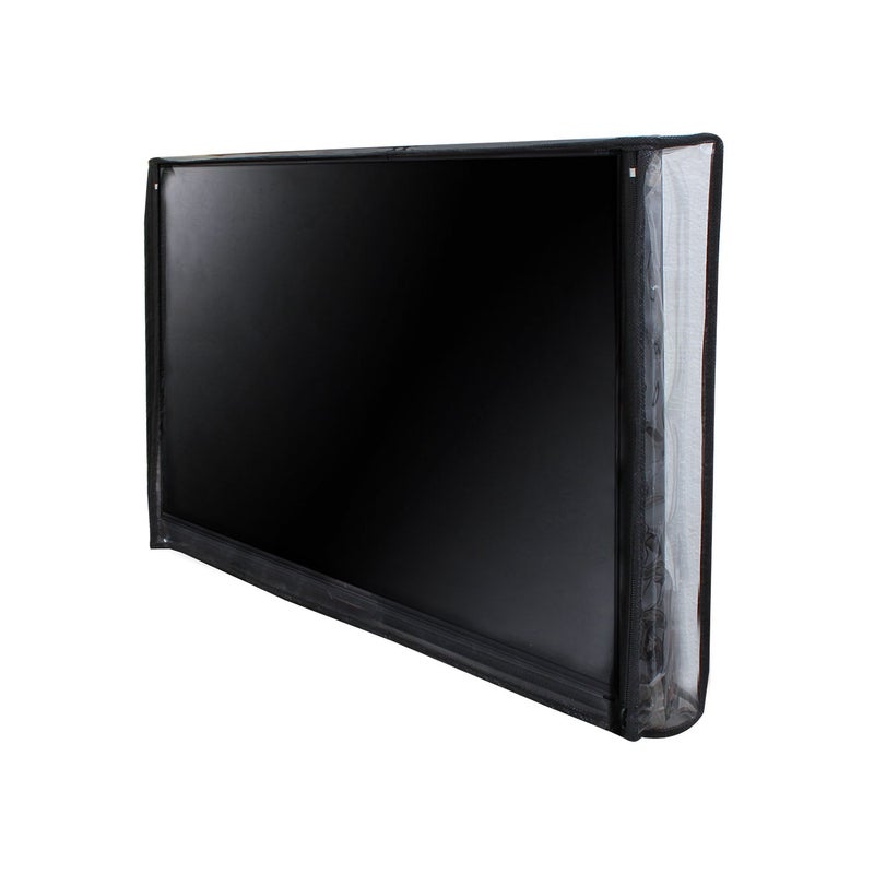 Lithara Waterproof PVC LED/LCD Television Cover for Sony 32 Inches | Stainless Steel Zip Lock | (Transparent) - Image 2