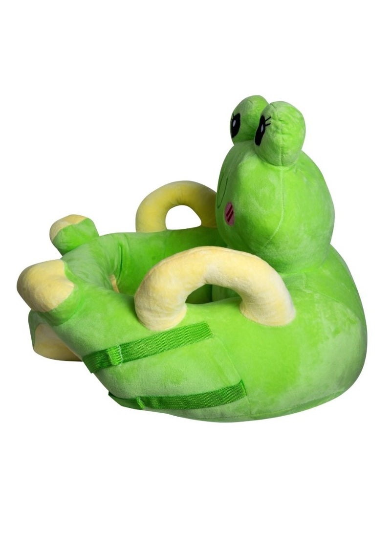 Frog figure baby's learning to sit soft plush sofa with support - Image 2