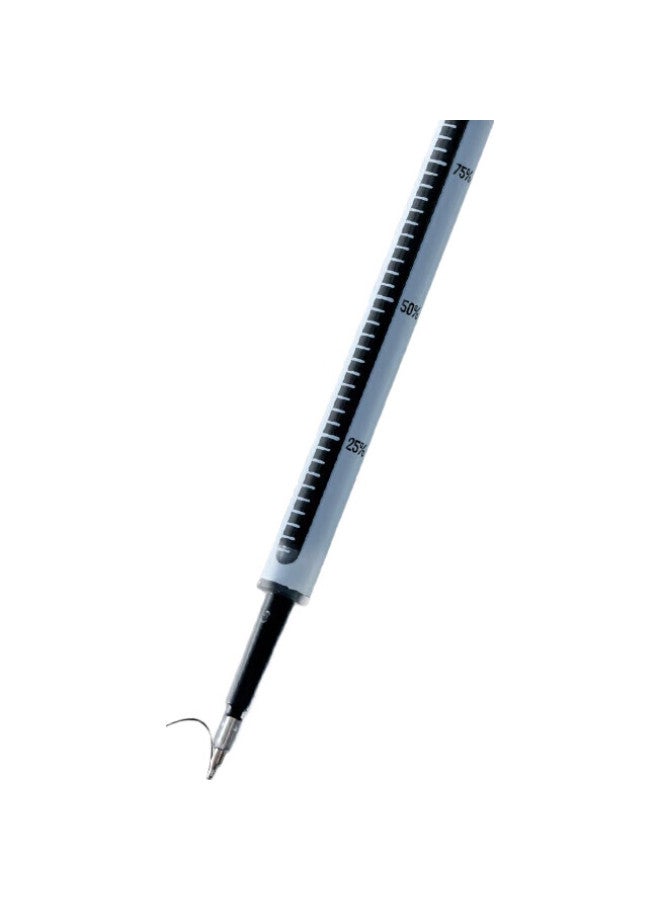 M.G Chenguang Black 0.5Mm Retractable Gel Pen Refill, Quick-Drying St Double Ball Tip, Large Capacity Refill For Subject Practice, Student Exam-Specific Refill, 20 Pieces/Box, 2645 - Image 3