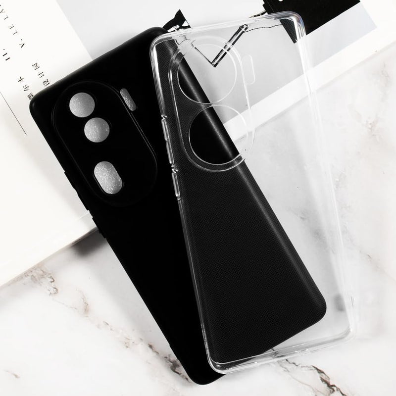 Nishtech غطاء خلفي شفاف هجين ناعم رفيع مضاد للغبار لجهاز أوبو رينو 11 برو 5G (2024) مع حماية الكاميرا - Image 3