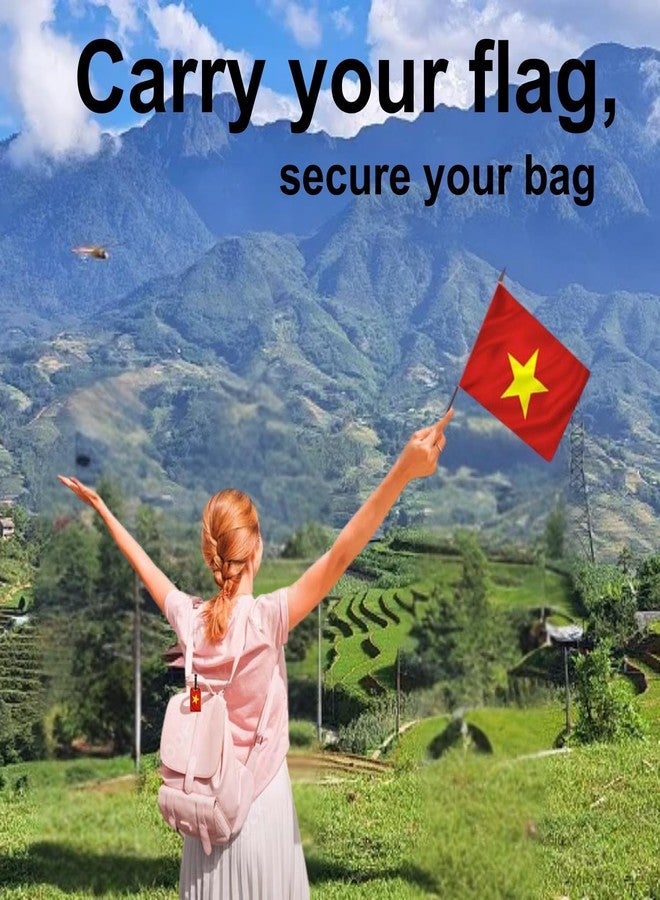 tag8 [Pack 2] tag8 Vietnam Flag Smart Luggage tag |Trendy Luggage tag ID Identification | Suitcase Tag | Fashionable Digital Name tag | Airline Compliant, SITA World Tracer Code Enabled | Gift idea - Image 3
