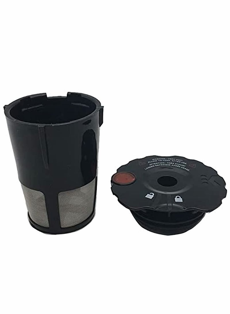 Excefore 2pcs Coffee Filter Black Reusable Coffee Filter for Keurig 119367 2.0 My K-Cup Updated Model：K200/K300/K400/K500 SERIES,Works with all keurig plus series (2) - Image 5