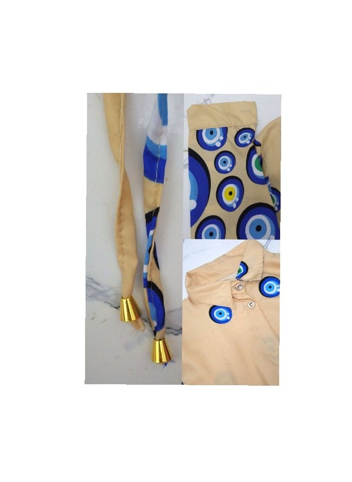 Generic - long women's summer dress with front buttons and beautiful patterns, suitable for a weight of 70 kg - Image 1