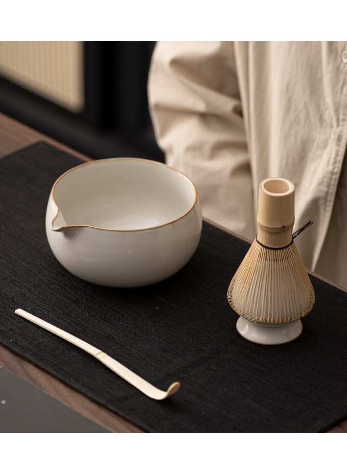 Dominy Matcha Set - Match Bowl and Whisk,15 OZ, Matcha Scoop | Matcha Whisk Stand (Chasen Holder) - 4pc Perfect Matcha Kit for Matcha Tea Ceremony - Image 4