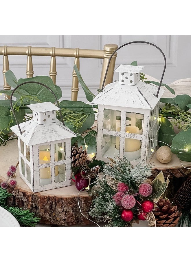 Kate Aspen Rustic Farmhouse White Candle Holder, Wedding, Centerpiece Table, Home, Shelf, 5 inch Decorative Lantern - pzsku/ZE77D356C19CD24FA70AEZ/45/_/1740982960/4317b73f-e5dd-4811-a13e-fd8e03364fae