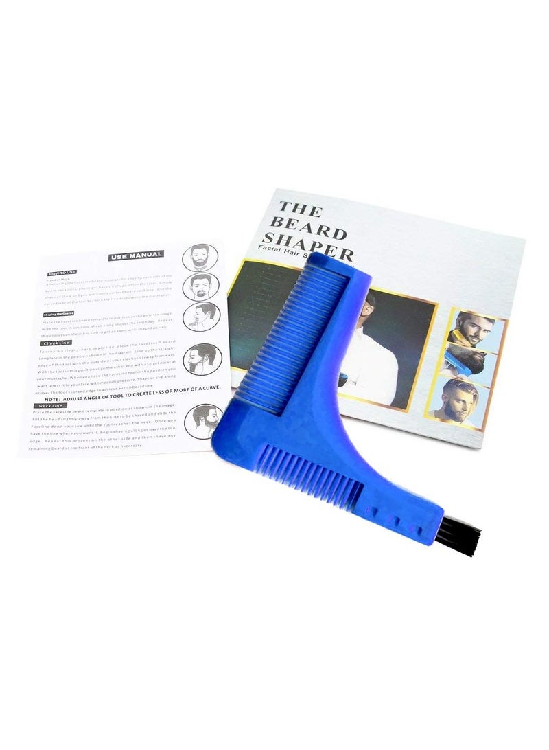 The Beard Shaper أداة تشكيل شعر الوجه باللون الأزرق - Image 3