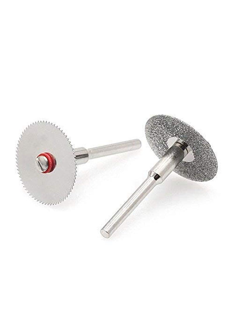 DIY Crafts Diy Crafts 11329 5764 Shank Mandrel Set for 1/8" & 1/4" Wheel Disc Arbor Holes, Multicolor  - Image 3