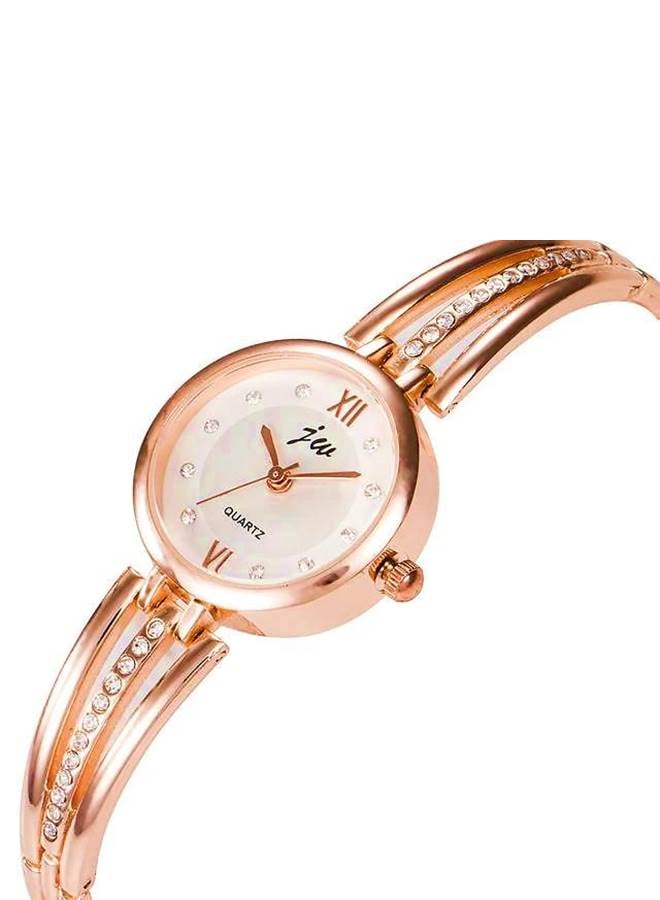 JW Women Stainless Steel Bracelet Quartz Wrist Watch - Image 4