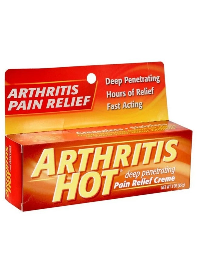 CHATTEM Arthritis Hot Pain Relief Creme 3 oz (Pack of 2) - Image 2