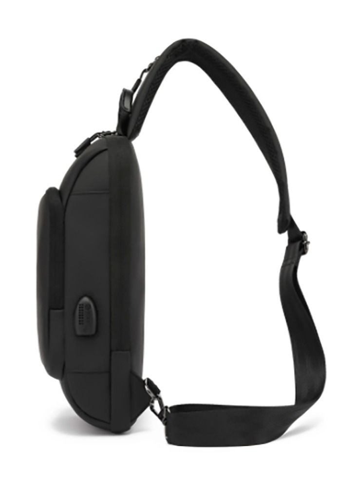 بوزو حقائب طويلة تمر بالجسم للرجال  اسود - Image 2