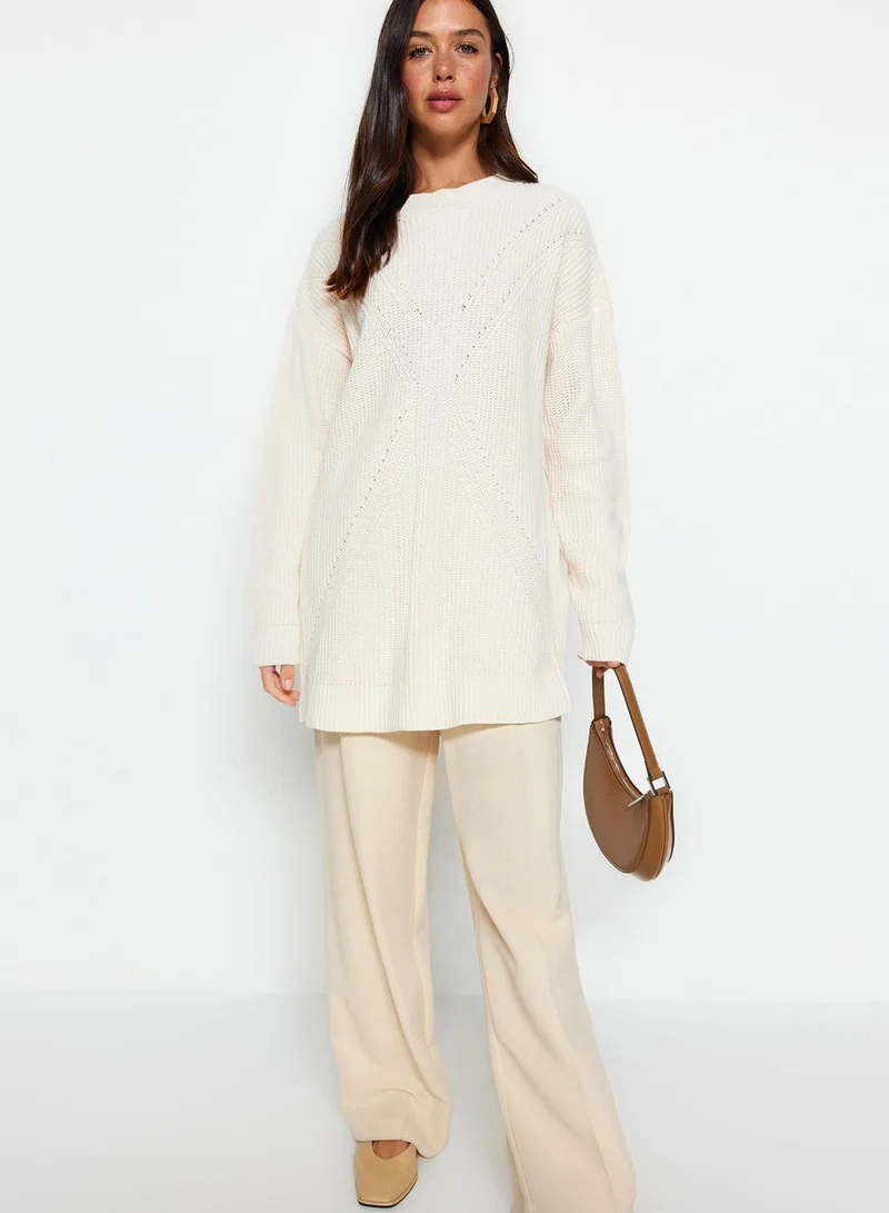 trendyol Knitted Crew Neck Sweater