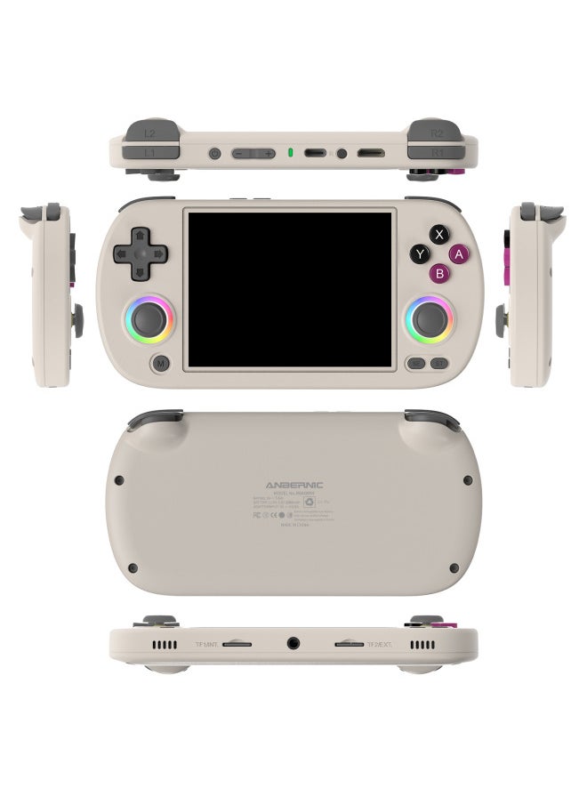 Generic - Anbernic RG40XXH Portable 4-Inch Lightweight Open-Source Game Console Dual Joystick Handheld Gaming Device With Ambient Light-Product Color:32G No Game-Model:RG40XX H Gray English - Image 1