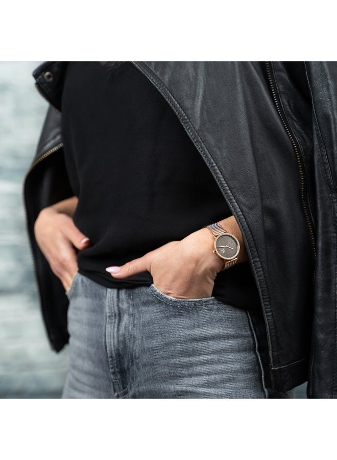 PIERRE CARDIN Women's Watch with Rose Gold Stainless Steel Case and Rose Gold Stainless Steel Band - Image 5