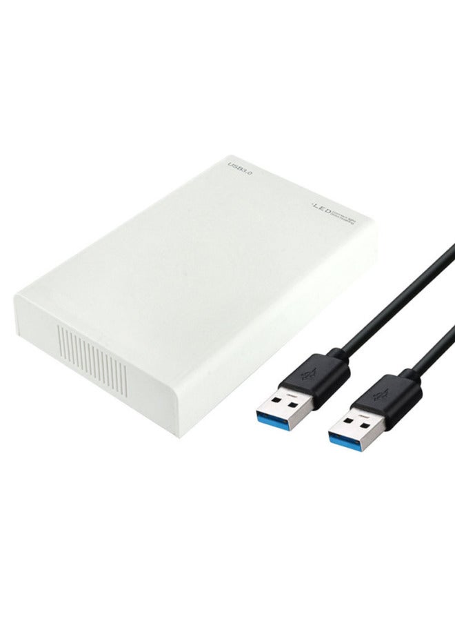 3.5 Inch SATA To USB3.0 Desktop High-speed Transmission Screw-free Mobile Hard Disk Box-Color:U35b3.0 White Us Standard - Image 3