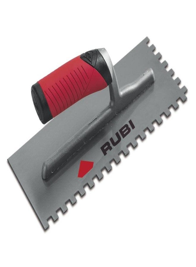 Rubi 11" Jagged Trowel with Open Rubiflex Handle Notches Size: 1/2" x 1/2" (12 x 12 mm) - Image 5