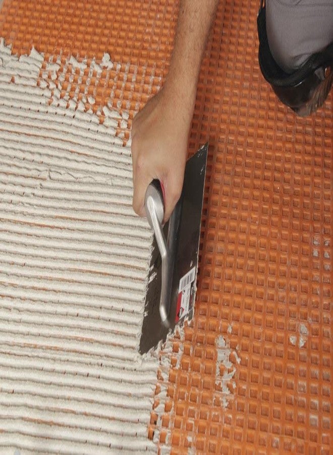 Rubi 11" Jagged Trowel with Open Rubiflex Handle Notches Size: 1/2" x 1/2" (12 x 12 mm) - Image 2