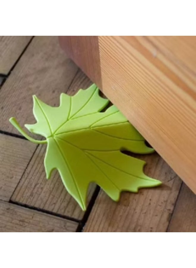 كلوكس طقم مثبت باب بلاستيك 4 قطع شكل ورقة شجر - Image 3