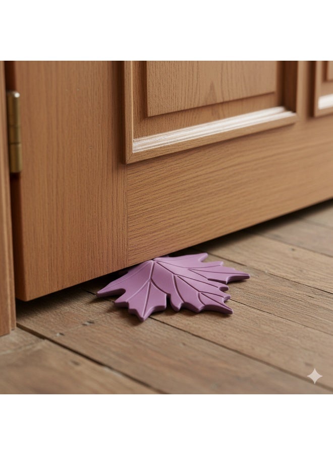 كلوكس طقم مثبت باب بلاستيك 4 قطع شكل ورقة شجر - Image 4