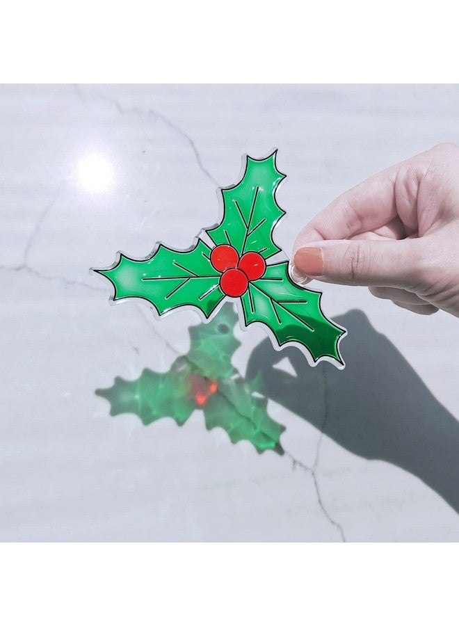 Winlyn 24 Sets Christmas Suncatchers Ornaments Decorations DIY Window Paint Art Suncatchers Christmas Craft Kits Santa Snowman Snowflake Reindeer Sun Catchers for Kids Classroom Activities Art Project - Image 4