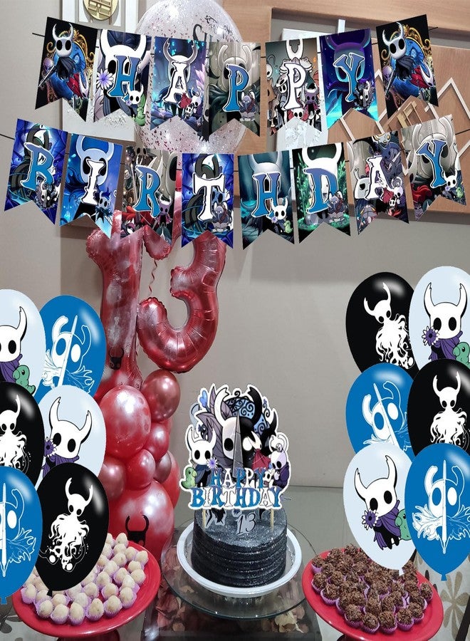 PINUO Cartoon Game Birthday Party Supplies,Cartoon Game Party Decorations Includes Happy Birthday Banner,Cake Topper,Cupcake Toppers, for Halloween Decorations - Image 5