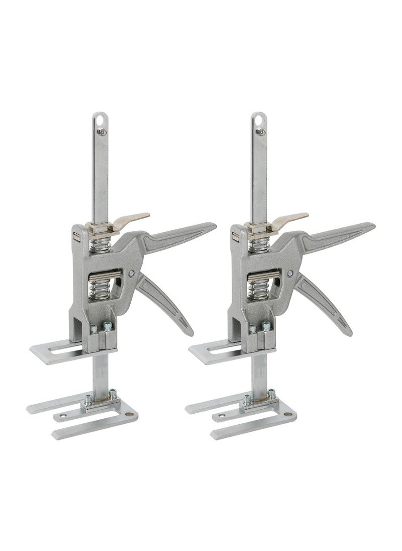 Generic Saving Arm Jack 2Pcs, Lever Arm Lifter Full Metal Labor Saving Arm Jack Arm Hand Tool Furniture Board Lifter Drywall Lifts Jack for Door And Wooden Panel Lifting Cabinet Board  - Image 1