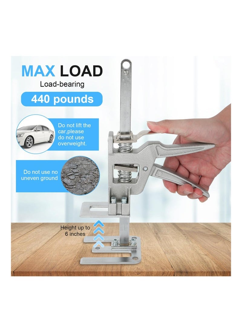 Generic Saving Arm Jack 2Pcs, Lever Arm Lifter Full Metal Labor Saving Arm Jack Arm Hand Tool Furniture Board Lifter Drywall Lifts Jack for Door And Wooden Panel Lifting Cabinet Board  - Image 2