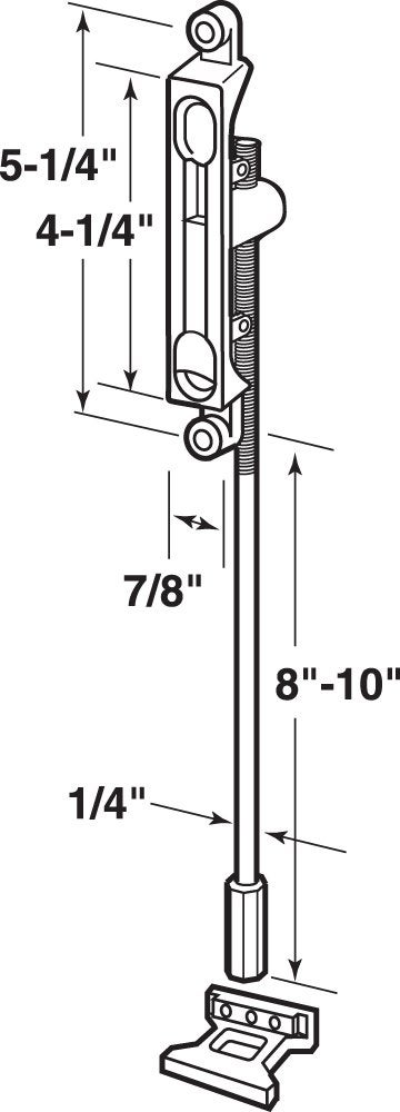 Prime-Line برين-لاين J 4516 مسمار تمديد من الألمنيوم مصبوب، مثبت مدمج (عبوة فردية) - Image 2