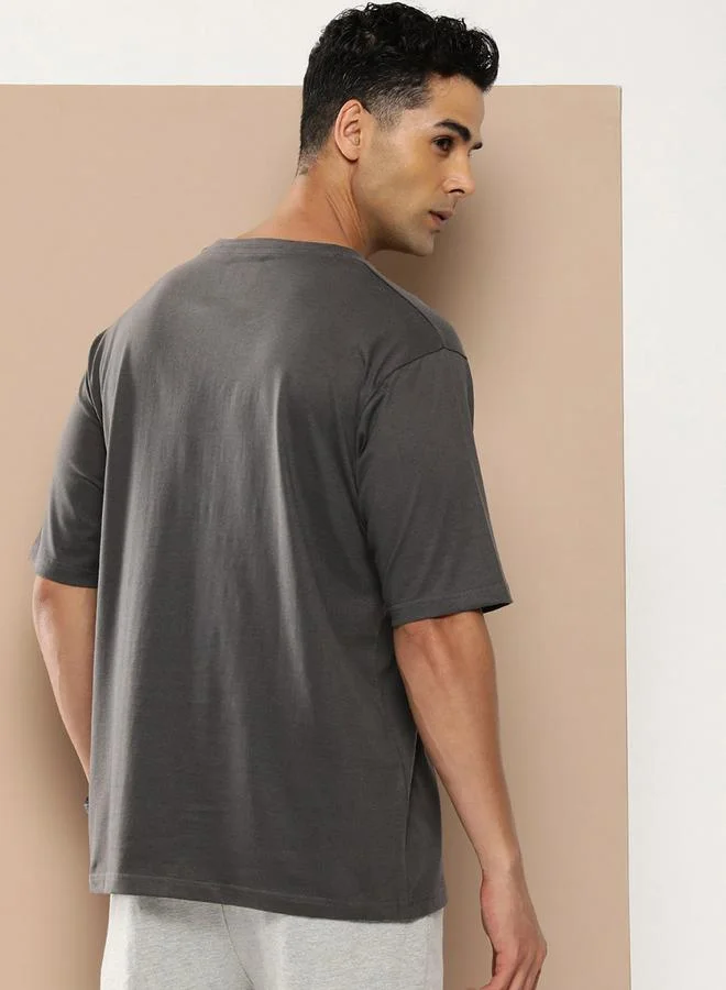 Difference of Opinion Oversized Drop-Shoulder Graphic Print T-Shirt by Styli