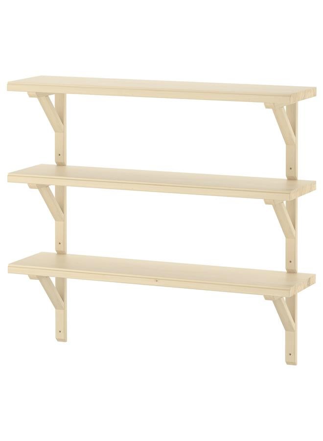 Green Tiger Wall shelf combination, aspen, 80x20 cm - Image 1