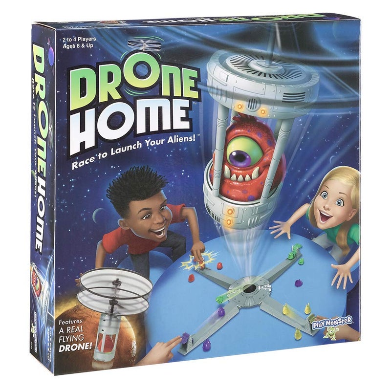 PlayMonster Drone Home First Ever Game with a Real Flying Drone Great Family Fun for 24 Players for Ages 8 - Image 2