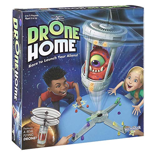 PlayMonster Drone Home First Ever Game with a Real Flying Drone Great Family Fun for 24 Players for Ages 8 - Image 1